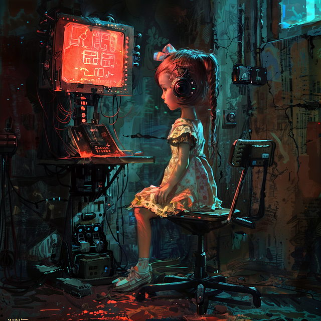 Android Girl Computer