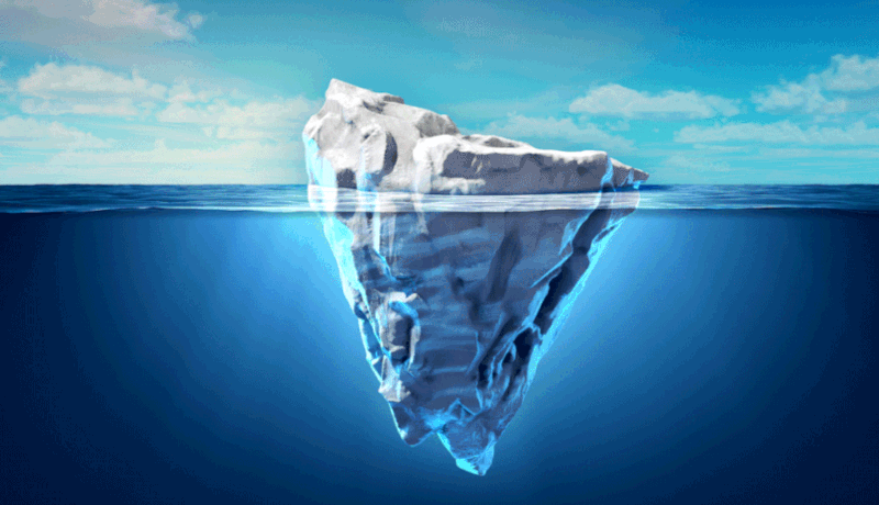 Tip of the iceberg